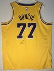 Luka Doncic Signed Los Angeles Lakers Jersey Yellow Autographed PSA/DNA COA