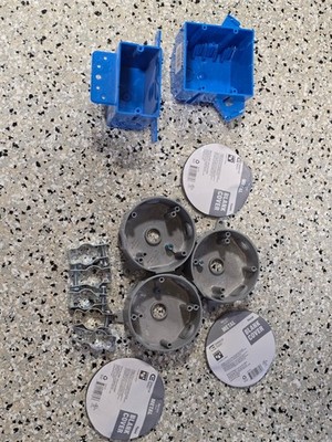 Blue Plastic Carlon Ceiling Boxes