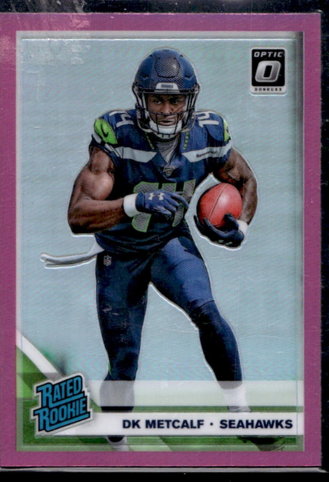 2019 Donruss Optic DK Metcalf Pink Rookie RC #163 Seahawks
