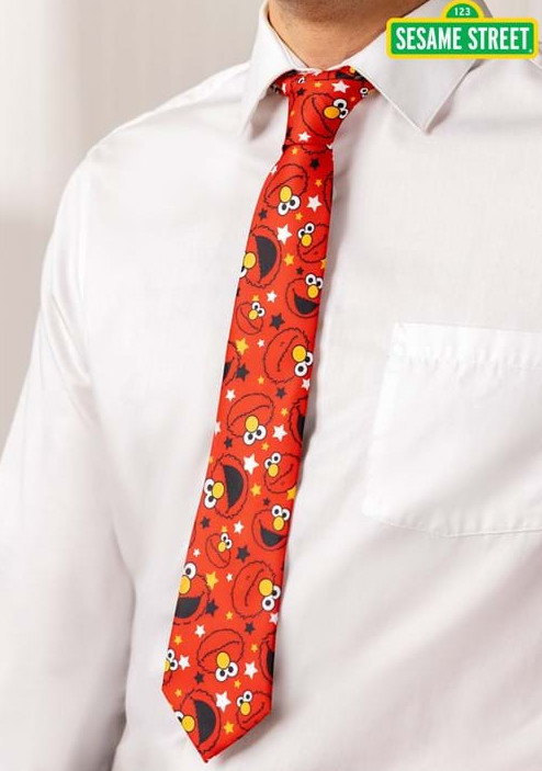 Sesame Street Elmo Necktie 56” Long - Brand New Sealed