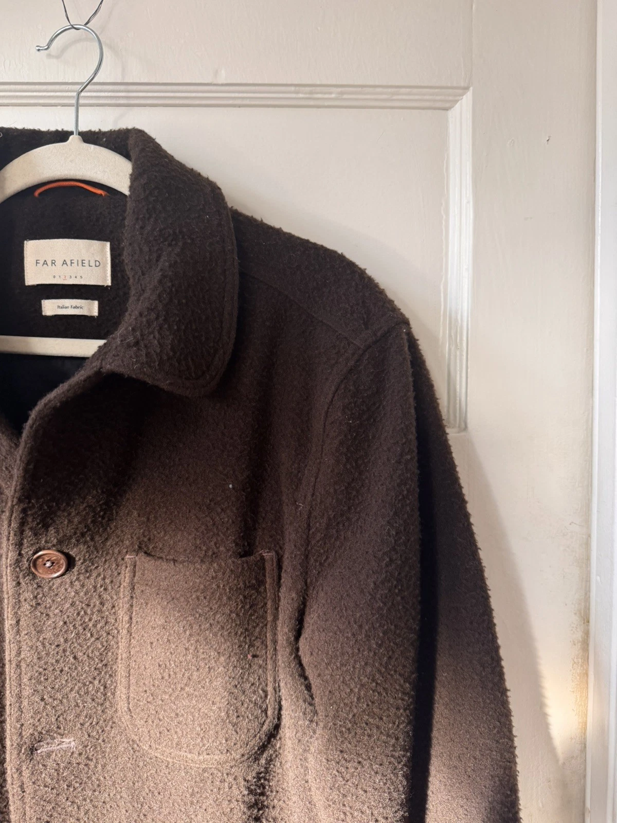 Far Afield Station Jacket - Slate Brown Tuscan Pile Men's Medium image 3