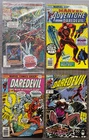 Lot of 4 Vintage Marvel Daredevil Comics - Bronze Copper - 5.0-8.0 Range