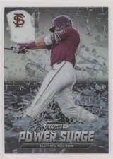 2021 Panini Prizm Draft Picks Power Surge Silver Matheu Nelson #PS-MN 16d8