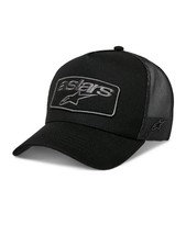 Alpinestars Focus Unisex Trucker Snap Back Mesh Hat Baseball Cap -Black