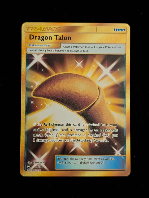 Dragon Talon 75/70 - Dragon Majesty Trainer Card Secret Holo NM Pokemon TCG