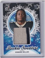 2023 DONRUSS #HS-KMI KENDRE MILLER ROOKIE SWEATERS- NEW ORLEANS SAINTS