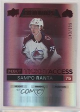 2021 Upper Deck Credentials Debut Ticket Access Red 143/199 Sampo Ranta #98 6o2