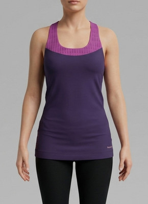 Reebok Sport Tanktop mit integriertem Sport BH Violett / Magenta Größe S / 36