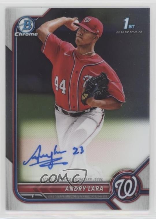 2022 Bowman Chrome Prospect Auto Andry Lara #CPA-AL Auto 03uh