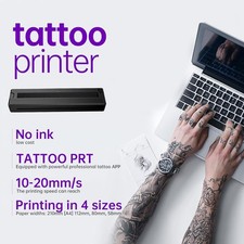 Bluetooth Tattoo Stencil Printer - Thermal Transfer for Android  iOS