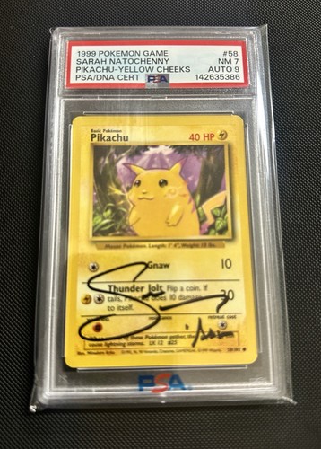 Pikachu graded PSA 7 for sale on eBay