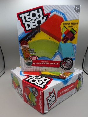 NIB Tech Deck Wall Quarter Bowl Ruckus Set Ramp Finger Skateboard Brand (2 PACK)