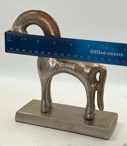 Vintage Ancient Greek Trojan Horse Sculpture Figurine Equestrian Home Decor - Picture 8 of 10