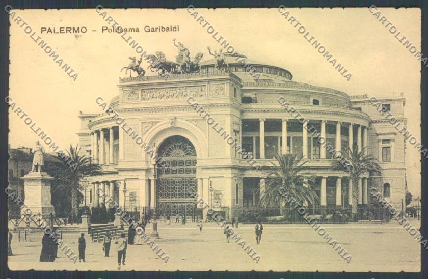 Palermo Città Politeama cartolina ZT7794