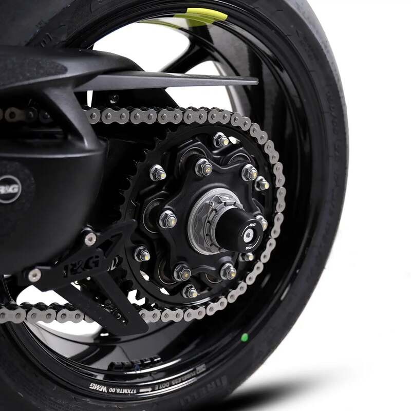 Protection d'oscillation R&G RACING en PEHD noir pour bras oscillant moto