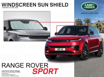 Range Rover SPORT Windshield Sunshade Reflector Genuine OEM