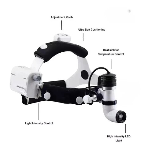 New ENT Surgical Wireless Dental Medical Headlight LED Light Portable 10W* 89JH% - Picture 2 of 5