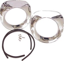 19 55 56 57 Chevy 3100 3200 3600 Pickup Truck Chrome Headlight Bezels