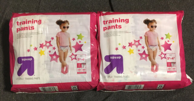 Lot Of 2 Up&Up Brand Toddler Training Pants 3t-4t Total 46ct