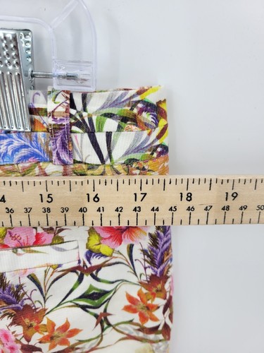 River Island Pants Womens 14 Colorful Floral Cropped Boho Artsy Cottagecore - Picture 6 of 9