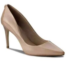 GUESS Bennie Womens UK 6 EU39 Nude Patent High Heel Stiletto Pointed Court Shoes
