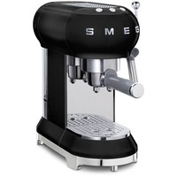 Smeg Ecf01bluk 50's Retro Style Espresso Coffee Machine Black 2 Year Guarantee Smeg Ecf01bluk 50's Retro Style Espresso Coffee Machine Black 2 Year Guarantee