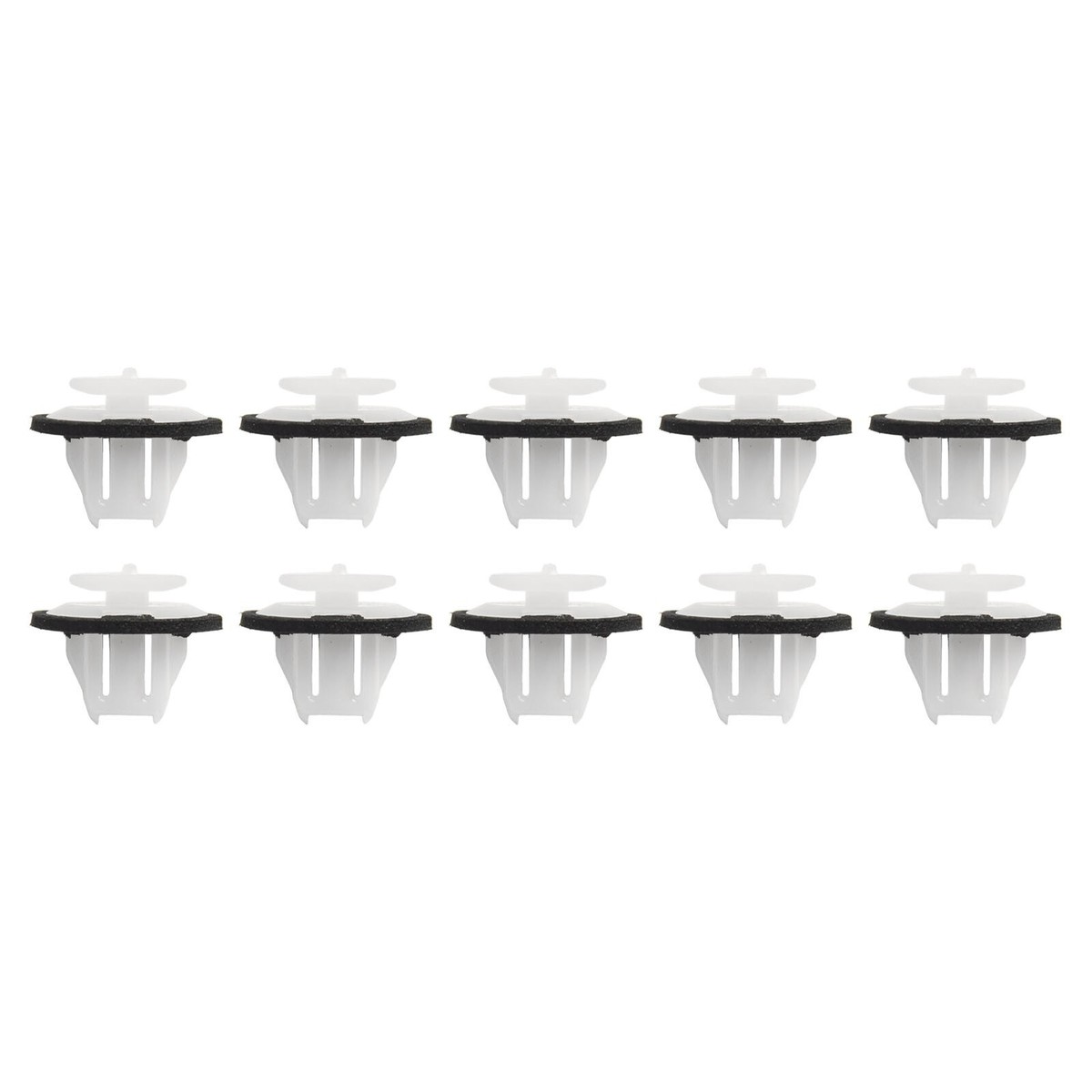 200 Clips Terry En Plastique Blanc – Poignées à Ressort En Acier, Diamètre 28 Mm, Onestopdiy