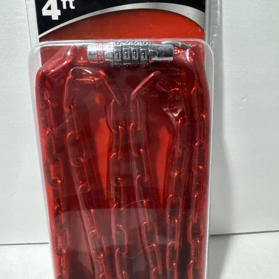 Master Lock 8147D 4 Foot Chain Lock Combination New - Image 2 of 4