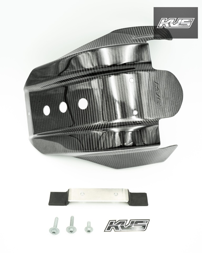 Yamaha YZ450F 2023 2024 2025 carbon fiber skid plate engine guard KVS ...