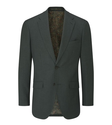 Chaqueta de traje a medida Scopes Harcourt efecto tweed verde Reino Unido 42R nuevo con etiquetas precio de venta sugerido por el fabricante 110 GBP - Imagen 3 de 16