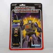 Super 7 Transformers Reaction 2020 Target Exclusive Gold Armor Bumblebee Figure