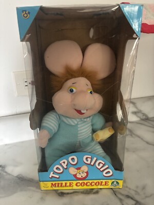 Topo Gigio Mille Coccole Vintage Rare New In Box Doll READ INFO | eBay