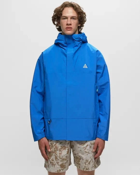 NEW RARE NIKE ACG STORM-FIT CASCADE RAINS JACKET Blue Mens Size Large DV9415 435