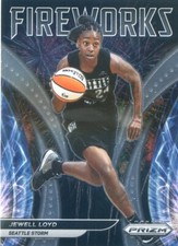 2022 Panini Prizm WNBA JEWELL LOYD #12 FIREWORKS INSERT STORM