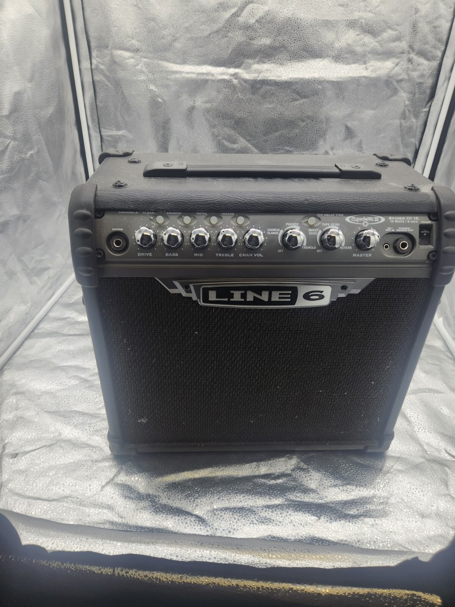 Line 6 Spider iii 15 Digital Modeling Guitar Combo Full Featured