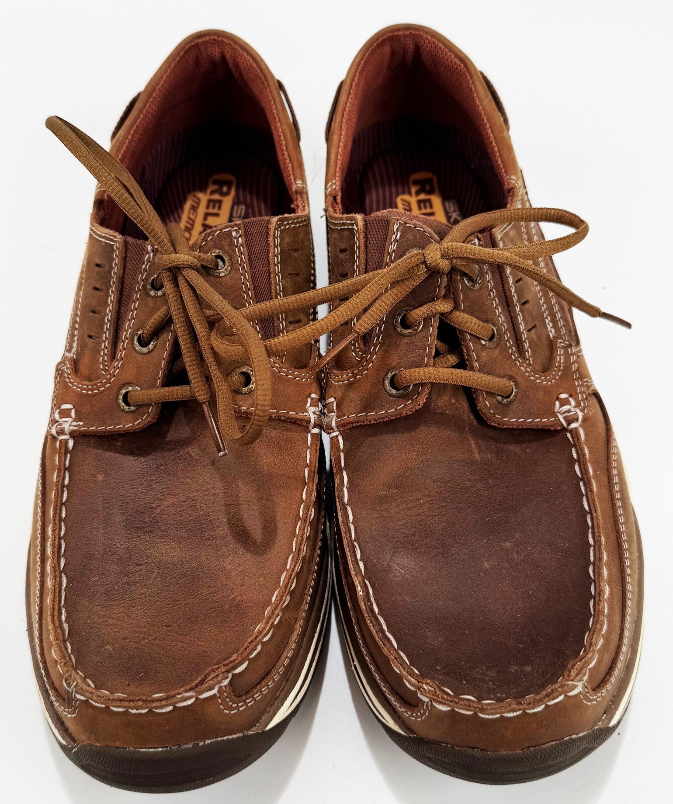 Skechers Relaxed Fit Segment The Search Shoes Men's 12 Brown