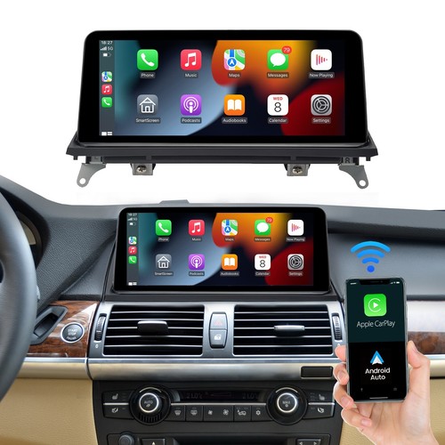 10.25'' Carplay/Android Auto TouchscreenFor BMW X5 X6 CIC E70 E71 2011-2013 - Picture 2 of 10