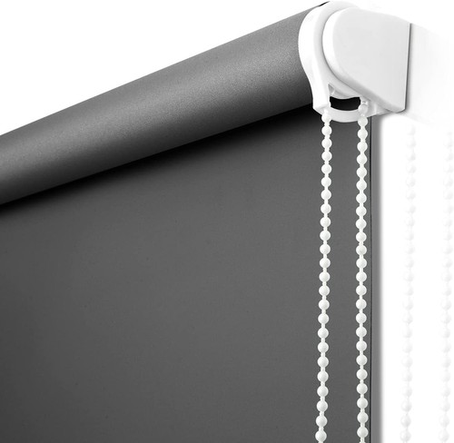 100% Blackout Roller Blinds Commercial Quality Back UV Coated Dark Grey - Picture 23 of 24