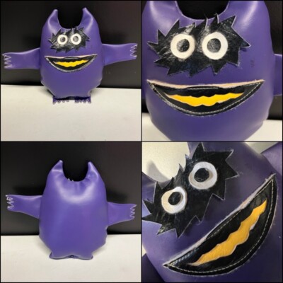 Vintage PURPLE Nauga Naugahyde HERMAN MILLER Monster