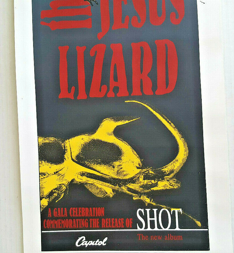 THE JESUS LIZARD Poster Shot Release Gig Party 1996 36