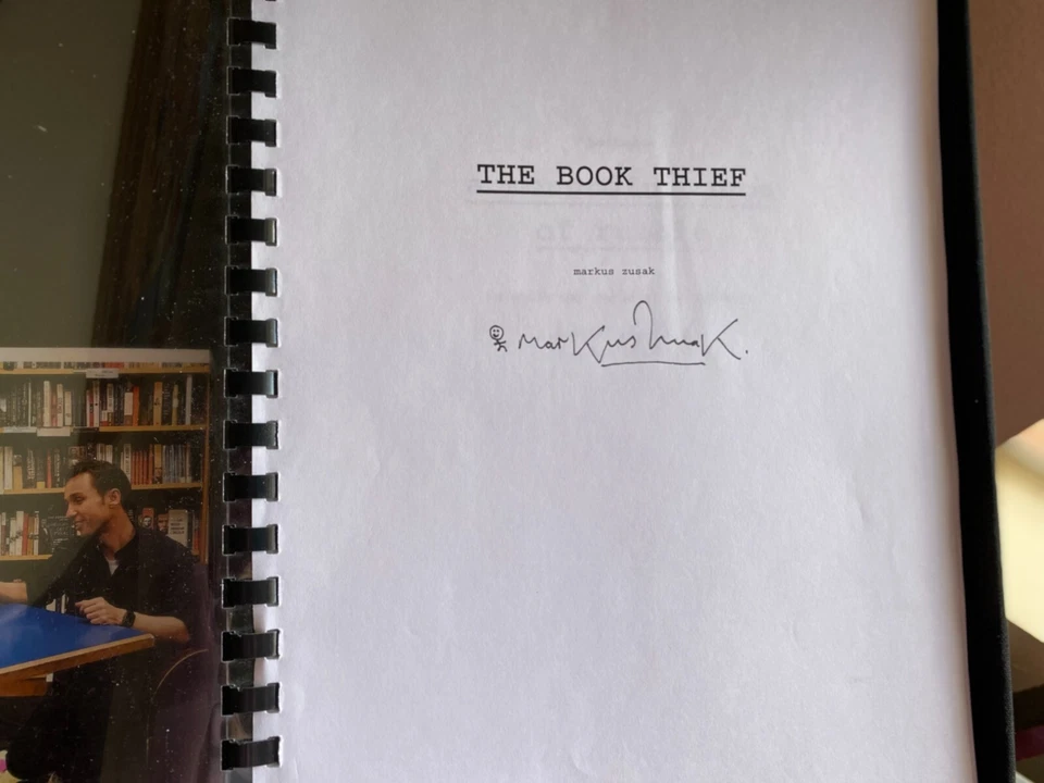 THE BOOK THIEF, Markus Zusak, original manuscript w/ provenance, SIGNED - Image 2 of 4