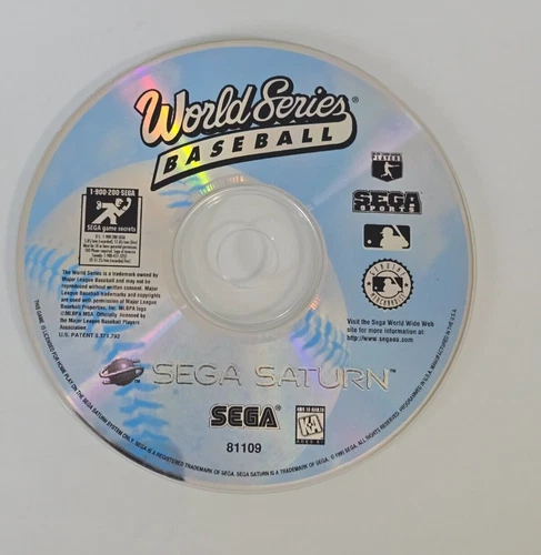 World Series Baseball (Sega Saturn, 1995) DISC ONLY