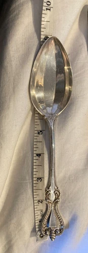 Old Colonial by Towle Sterling 3 Large Serving Spoons 8.5/9 "  Old Mark   ABTUC