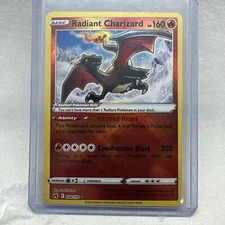 Radiant Charizard 020/159 Pokemon Crown Zenith Pack Fresh Clean Near Mint