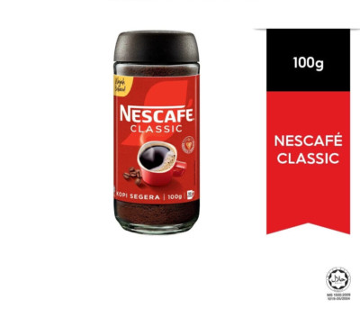 NESCAFE CLASSIC JAR 100g (powder) MALAYSIA PRODUCT