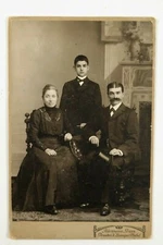 Family with Child Saxony Dresden/Hermann Gross around 1900/Photo 1