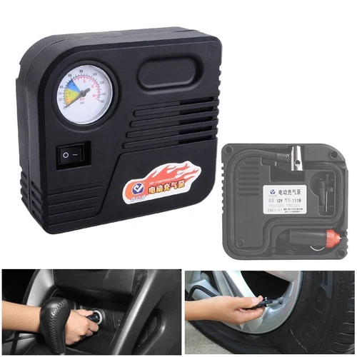 12V Luftkompressor Selbstauto elektrische schnelle Reifen Luft Inflator Pumpe DE