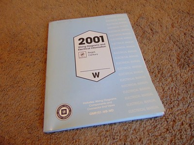 2001 Buick Regal Century Wiring Diagrams Electrical Service Manual