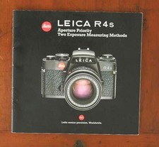 LEITZ LEICA R4S SALES BROCHURE/67275