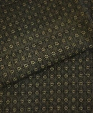 New Primitive BLACK PACKSVILLE ROSE TABLE SQUARE Woven Coverlet Tablecloth  34"